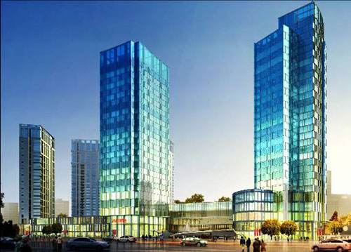 Luofu New City City Square, Dazhou City, Chongqing